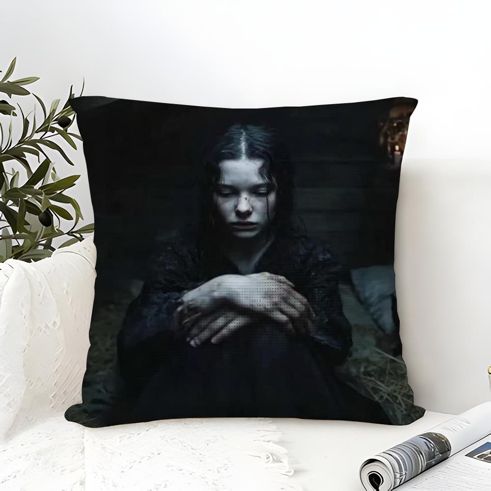 L-Legend Of The Dark Elf Witches & Curses Dark Magical Plague Linen Pillow Case Sofa Home Decor Cushion Cover Cushion Cove