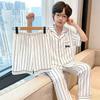 Boys Ice Silk Pajama Set Short Sleeve Sleepwear Kids Teens 8 Years Lightweight Breathable Home Wear