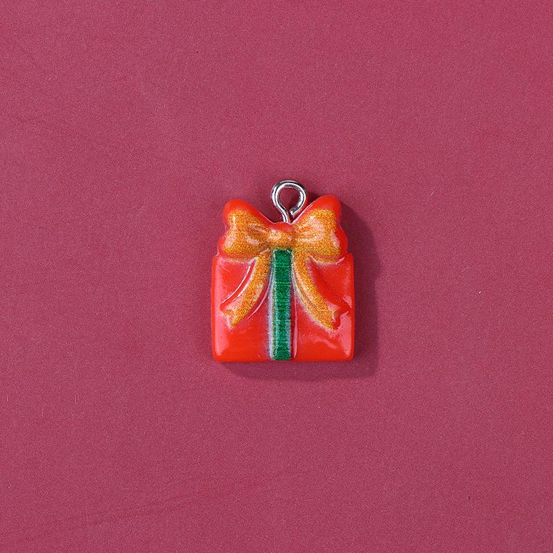 24Pcs Mixed Style Christmas Charms Snowman Santa Tree Penguin Reindeer Pendant For Diy Jewelry Accessories