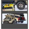 1/32 Toyota Tacoma Picku Wagon Alloy Car Model Sound and Light Pull Back Children's Toy Collectibles Birthday Gift