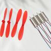 4 X DIY High-Speed Coreless Motor Set 3.7V 50000RPM with 55mm Props CW/CCW for Micro FPV Quadcopter Hollow Cup Design