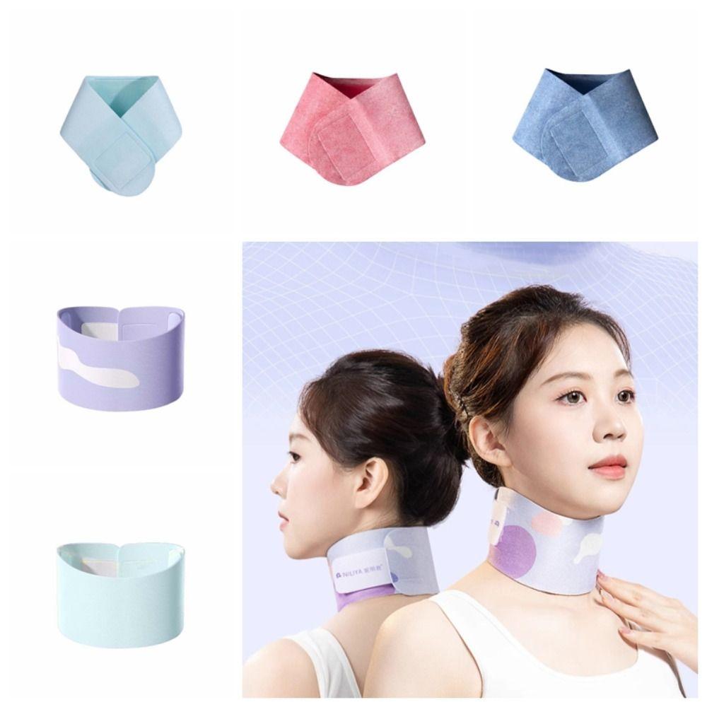 Washable Neck Beauty Wrap Adjustable Gel Neck Mask Holder Breathable Neck Skincare Tools  Office