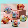 Baby Soft Plush Rattle Ball With Grasping Training For Newborn Sensory Development