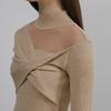 Gnarly Twist Point Half Neck Slim Pullover Eq4kl264