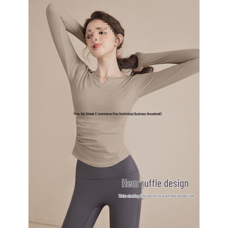Women's Autumn Winter Yoga and Running Long Sleeve Fitness Set