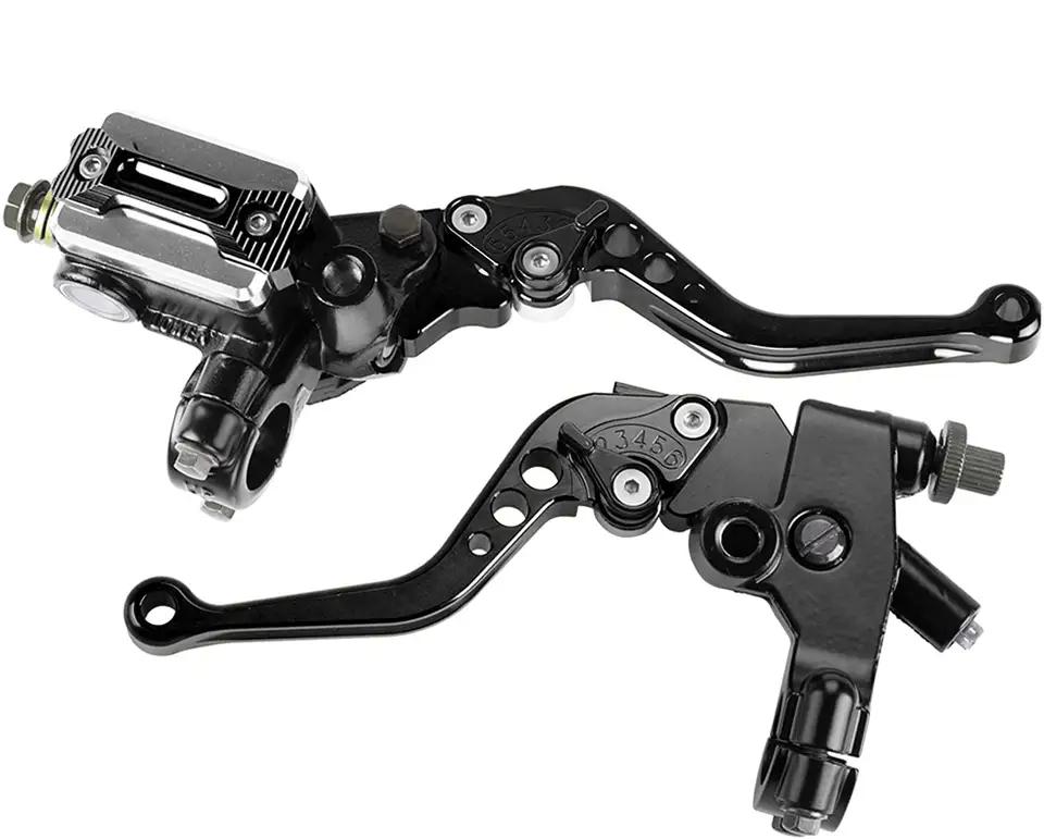 Aluminum Motorcycle Front Brake Pump 22mm Hand Brake and Clutch Hydraulic Levers New Universal