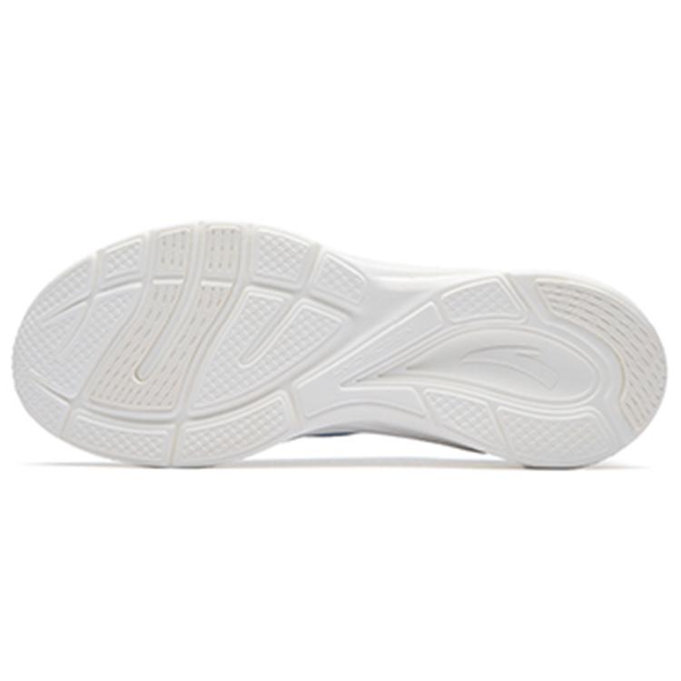 Anta Hydrogen Run III Breathable Lightweight Rebound Low top Running Shoes Women's White Blue 122225540-4