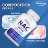 NAC 600 mg - N-acetylcystein - Zdraví dýchacích cest, Plíce, Čištění jater a ledvin