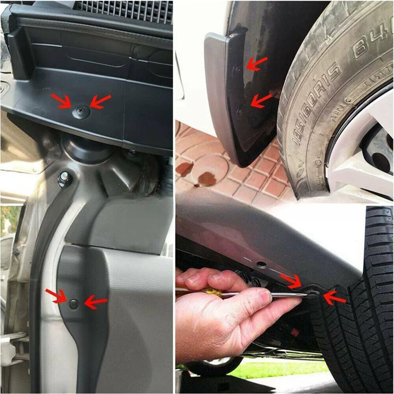 Car Retainer Clips Plastic Fasteners Kit 6 Size Auto Push Pin Rivets Set Body Bumper Push Rivet Clips Car Interior Accessories