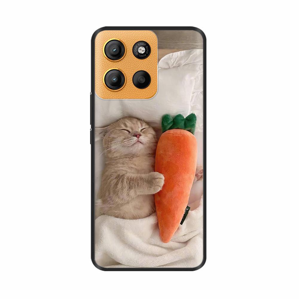For Motorola G15 Case Cute Phone Case Funny Back Cover For Moto G15 Power Camera Protection Soft Original Liquid Silicone Cases