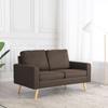 Day and Night - Day and Night 2-seater Brown Fabric Sofa