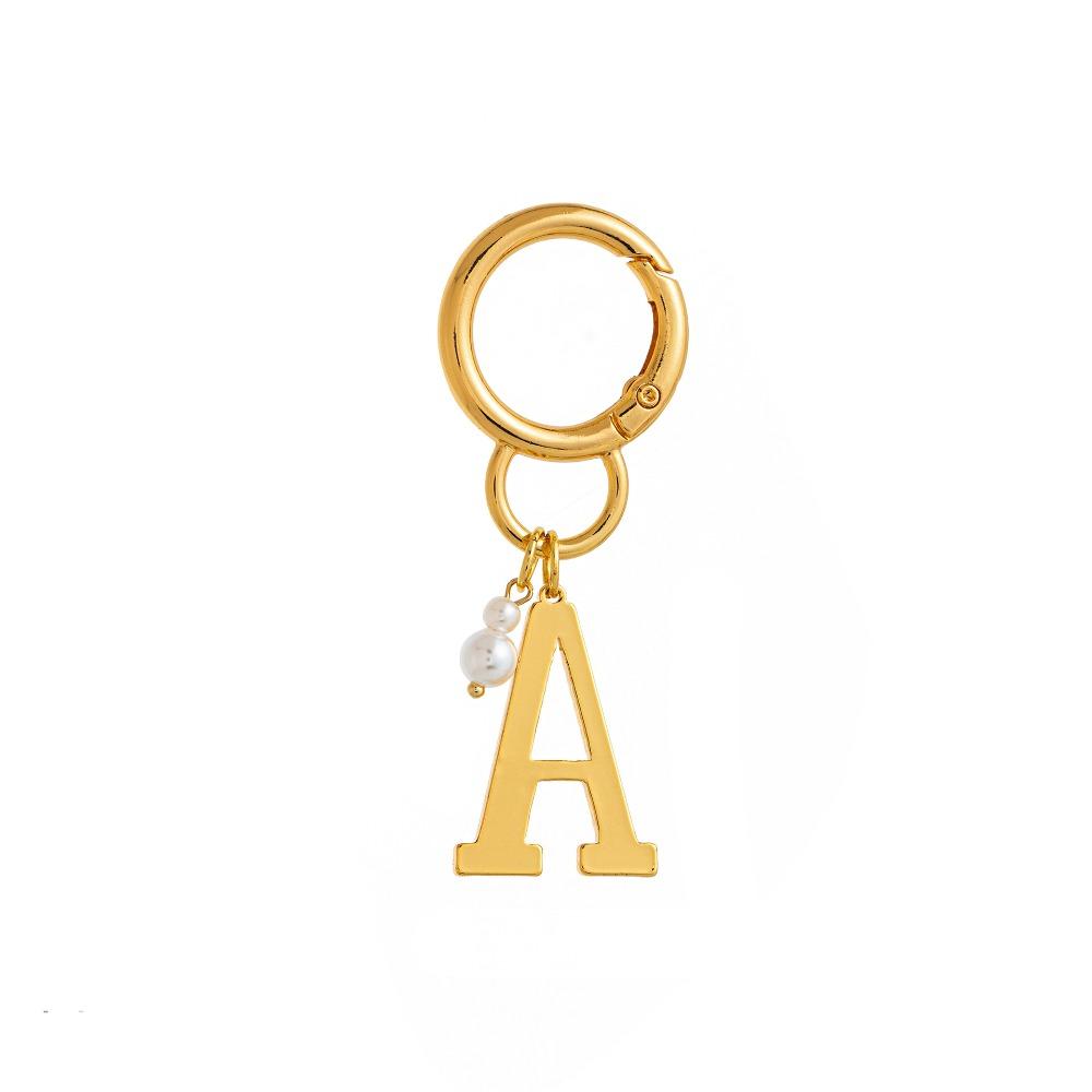 Elegant Metal Beads Pendant Fruit Bag Charm Bag Accessories Bag Pendant Car Key Style 4
