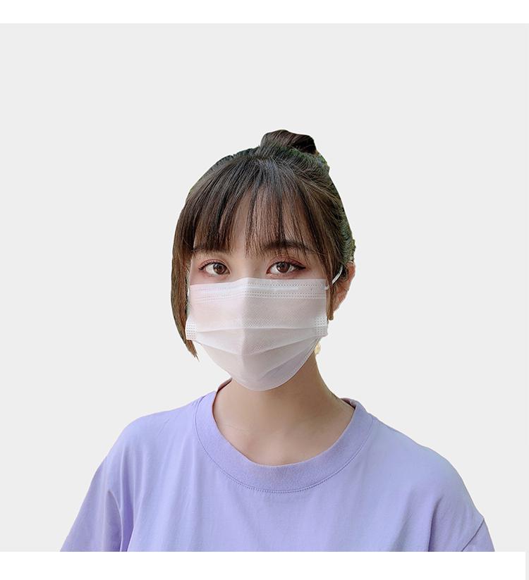 Disposable Breathable Summer Face Mask - Single and Double Layer, Black & White