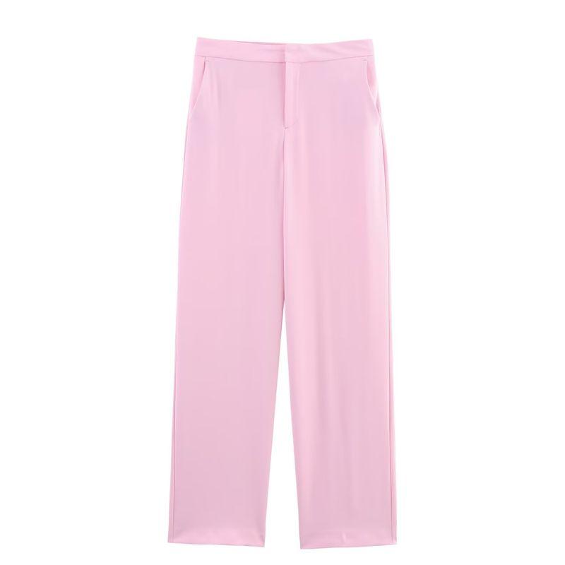 Kaslead New Women Clothes Western Style Feather Cuff Blazers Trousers 7844934 3421324