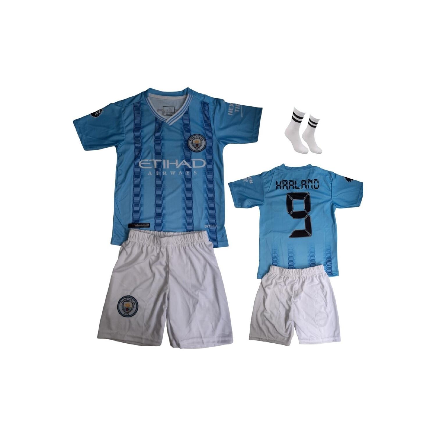 

Футбольная майка Manchester City Haaland Blue Kids