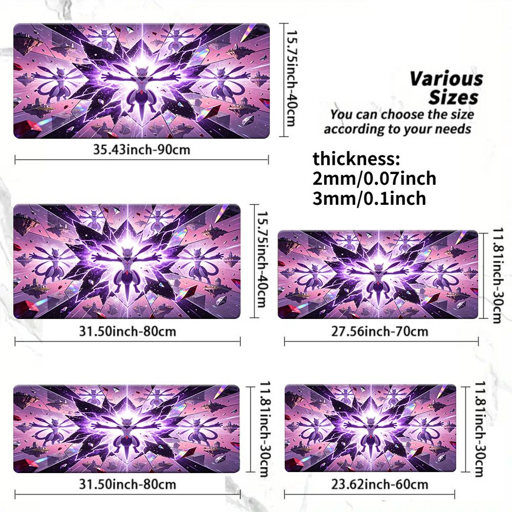 FightingType Lucario Aura Sphere Gaming Mouse Pad 30x80x0.2cm