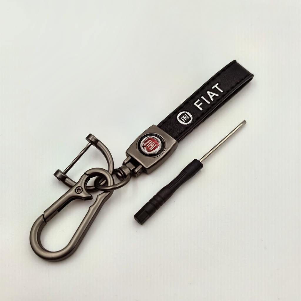 1 STK FIAT Abzeichen Schlüsselanhänger Anhänger Autoschlüsselanhänger Zubehör FÜR FIAT 500 Ducato Panda Grande Punto Tipo Abarth Pulse Strada 600 Doblo