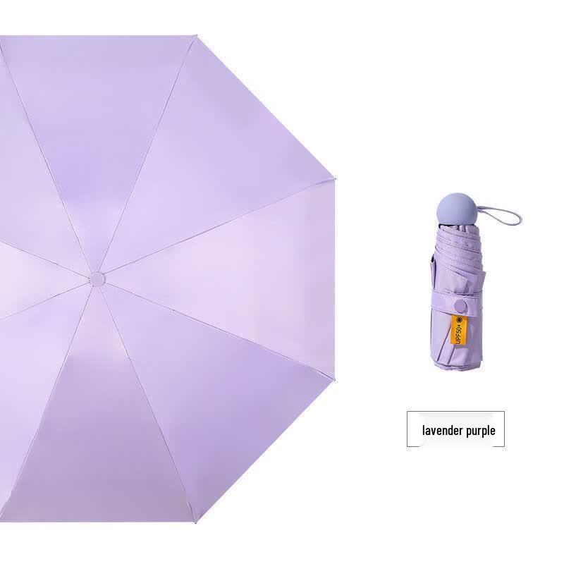 Compact UV Protection Capsule Umbrella