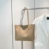 Premium Texture New Large-capacity Niche Tote Bag Women's Casual Foreign Style Simple Solid Color Commuter Shoulder Bag