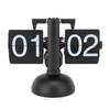 Retro Large Number 24-Hour Flip Desk Clock, Stainless Steel Table Clock, Easy To Read, Best Retro Birthday or Christmas Gift, Perfect for Living Room,