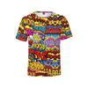 Mens 3D Anime Print Crew Neck Short Sleeve T-Shirt Casual Tee Teens Adults