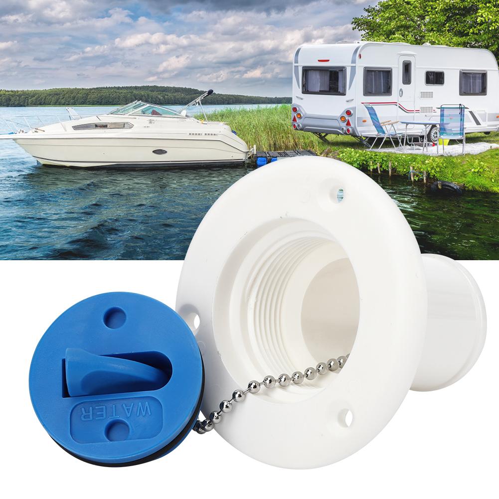 Plastic Water Hatch Cover Filler Fill Accessories for Yacht Motor Homes Conversionwhite