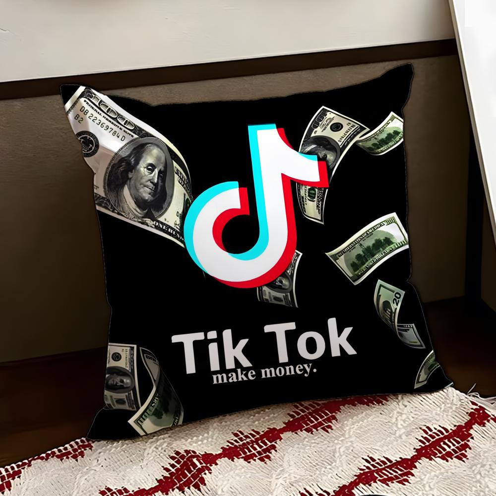 TTikTokK Cushion Cover Reversible Soft Durable Pillow Cover Home Car MultiScene Use for Daily Comfort