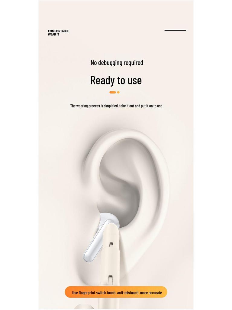 Bluetooth Earphones: Long Battery, Hearing Aid, Smart Sound Amplifier for Elders with Hearing Loss