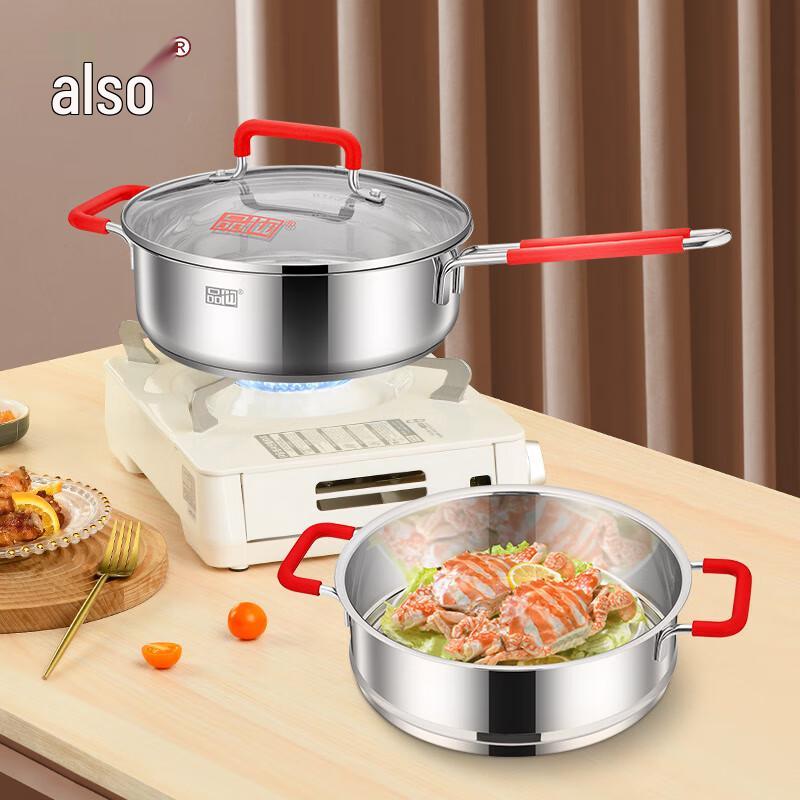 Pinya Jiangshan Redlight 2-Piece Cookware Set