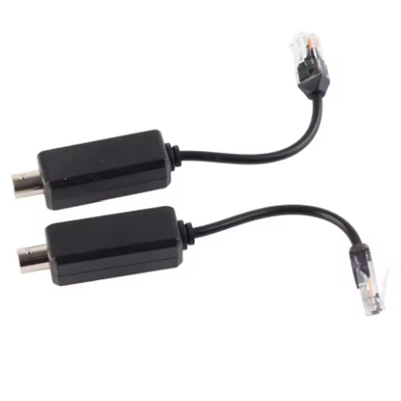 ABUO-1CH Passivo Per Rete IP Trasmettitore Ricevitore Coassiale Estensore 1 Coppia 10/100Mbps Per Telecamera IP NVR Su Cavo Coassiale Estensore
