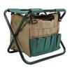 Heavy Duty Folding Stool Bag Multifunctional Gardening Folding Toolkit Stool for Gardeners