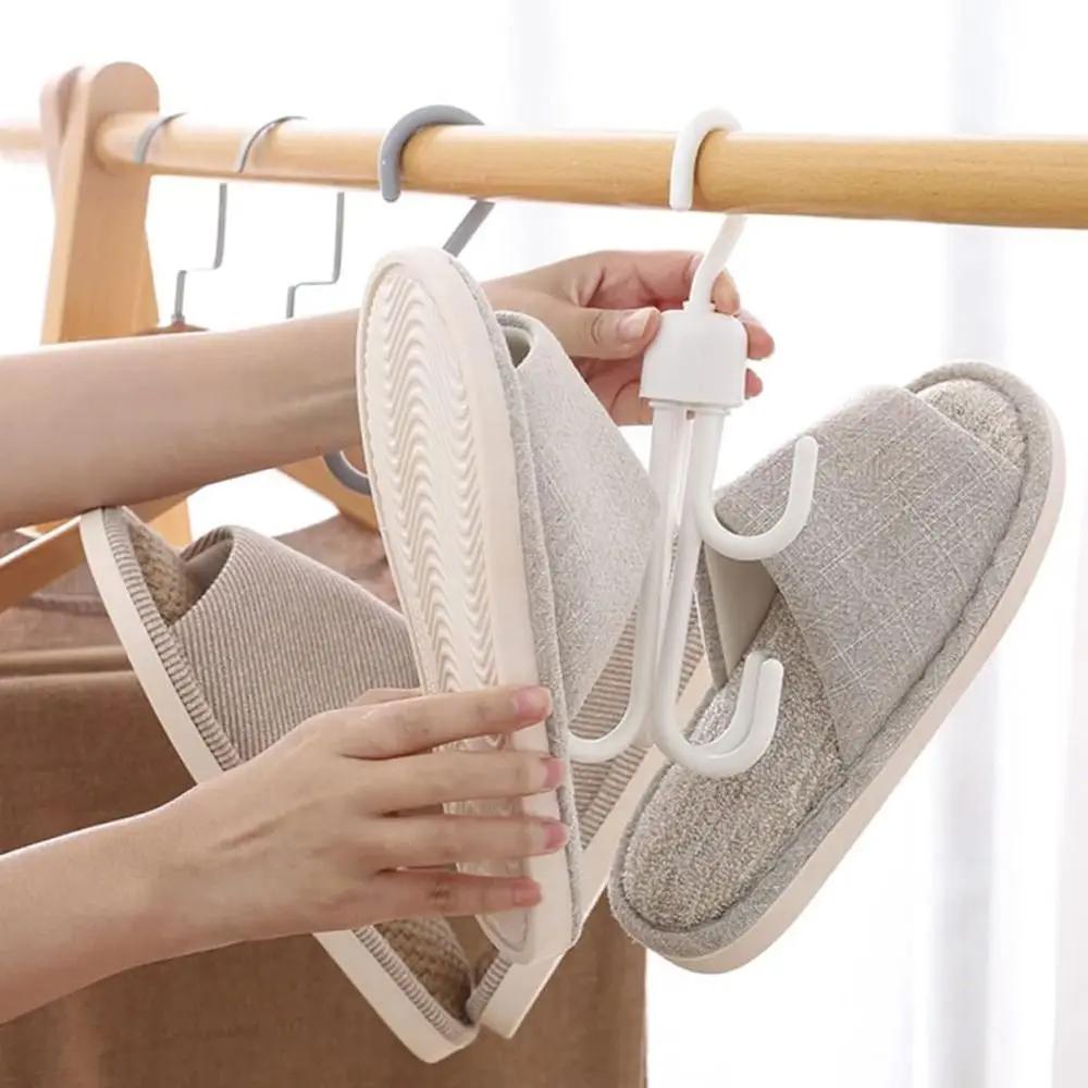 Rotatable Hanger Hook for Clothes Hats Bags Storage Rack Home Wardrobe Organizer