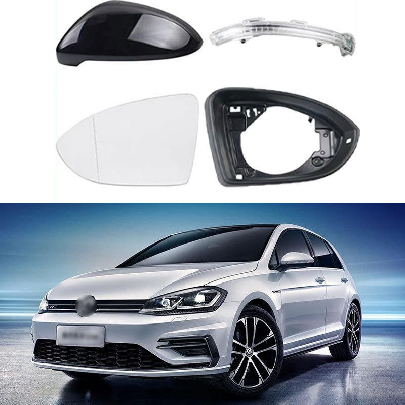 Volkswagen Golf 7 Kryt zpětného zrcátka Reflektor Rám čočky (2014–2020)