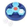 Slow Feeder Dog Bowl with Removable Lids Interactive Prevent Slip Slow Feeding Dog Puzzle Feeder Toy for Dogs Cats