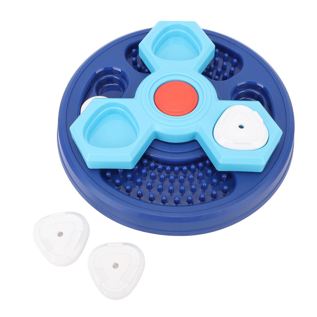 Slow Feeder Dog Bowl with Removable Lids Interactive Prevent Slip Slow Feeding Dog Puzzle Feeder Toy for Dogs Cats