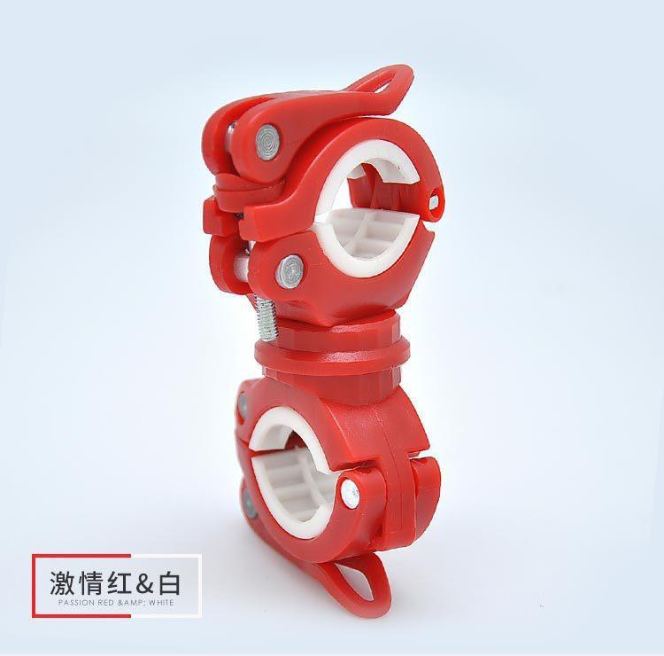 Cycling Flashlight Mounting Bracket 360° Rotating Bike Light Bracket Bike Lamp Holder LED Flashlight Bracket Bicycle Accessories