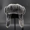 Gorro de Esquí Grueso para Hombre: Estilo Lei Feng de Otoño/Invierno, Protección para las Orejas, a Prueba de Frío, Algodón, para Ciclismo al Aire Libre