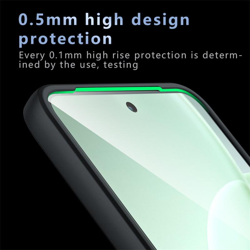 For Vivo Y400 5G Case Vivo Y400 5G Cover Bumper Luxury Matte PC + TPU Shockproof Silicone Protective Phone Cover For Vivo Y400