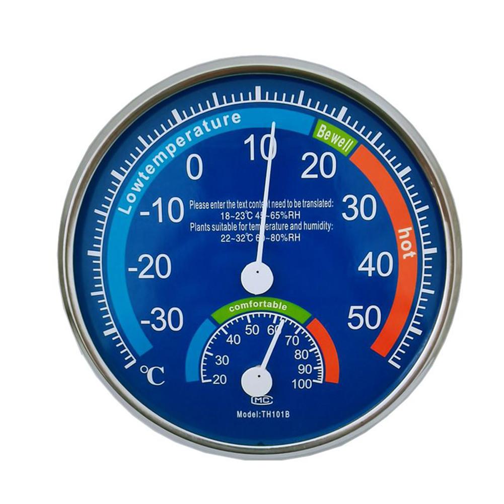 Hygrometer Thermo Control Inside Garden Hotel Lobby Thermometer Workshop Analogue Humidity Black Classroom Climate Laboratory