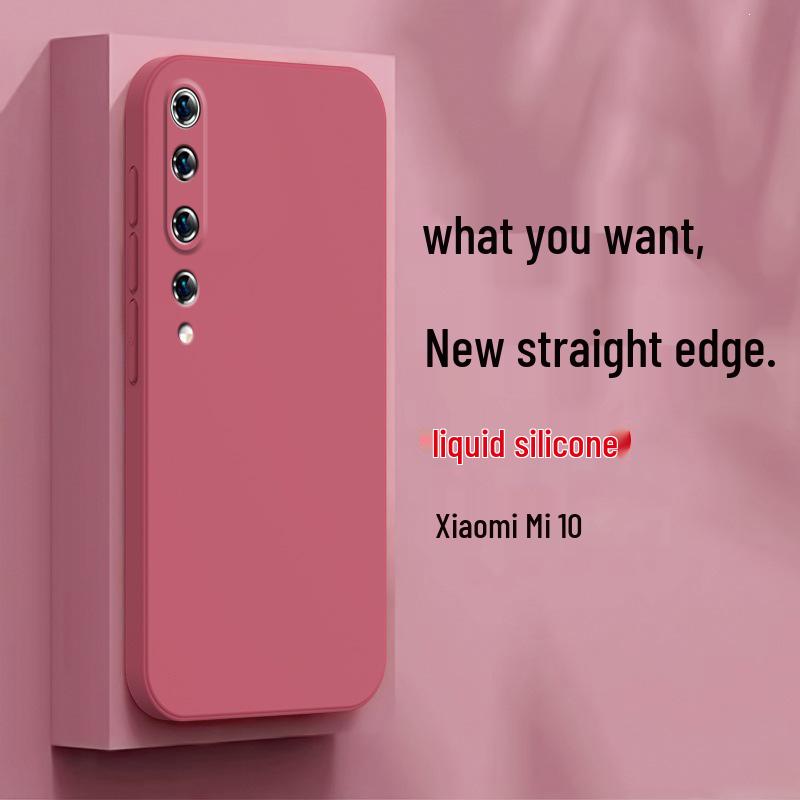 Xiaomi 10 Protective Case: New 5G Liquid Silicone Full Coverage Anti-Drop M2001J2C