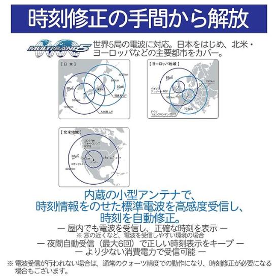 Casio Wave Ceptor WV-59R-1AJF Men’s Radio Controlled Watch Black | Multi Band 6 | LED Light | Water Resistant | Japan Genuine Product
