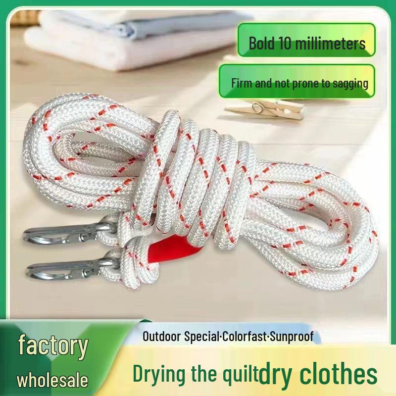 Multifunctional Non-Slip Outdoor Clothesline for Drying Clothes and Quilts