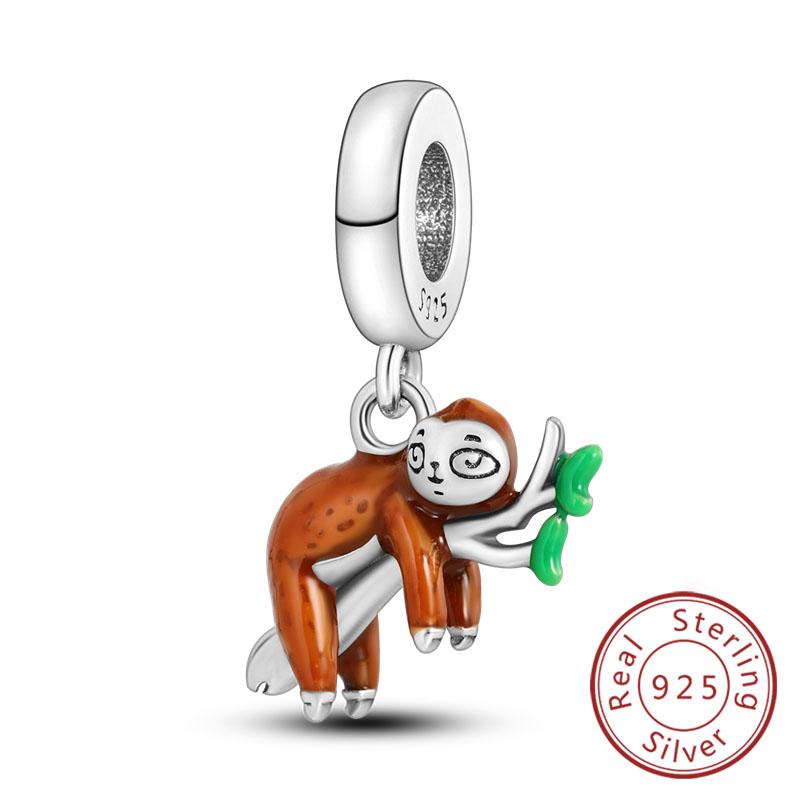 Fit Original Copper Charm Beads Cute Animal Puppy Dog Cat For Bracelet Diy Women Fine Jewelry Making