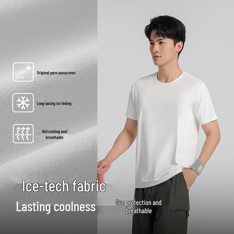 Fengxun Unisex Quick-Dry Breathable Short Sleeve T-Shirt FXTF251529