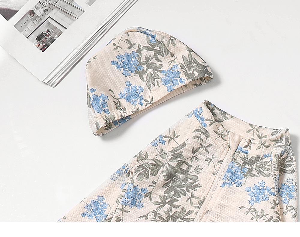 Flickornas Blommig Spetsig Baddräkt i Ett Del för Spädbarn och Småbarn