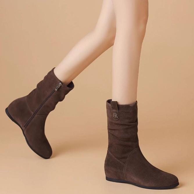 Leisure Boots - New Arrivals for Autumn and Winter, Versatile Women's Shoes, High-cuffed Boots