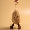 Creative Peanut Doll Plush Toy with Persimmon Pendant - Fruit Simulation Pillow