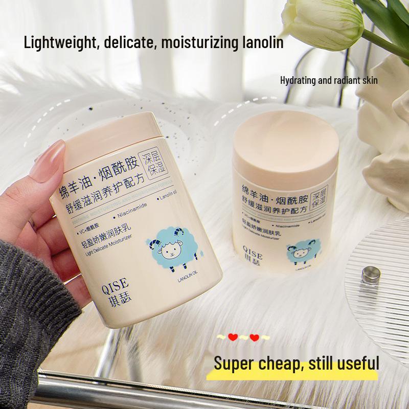 Lanolin Body Lotion: Hydrating & Nourishing Cream for Dry, Cracked Skin on Hands & Feet – Perfect for Autumn & Winter.