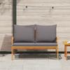 Garden Bench Oil Natural 115 X 65 X 71 Cm Solid Acacia Wood
