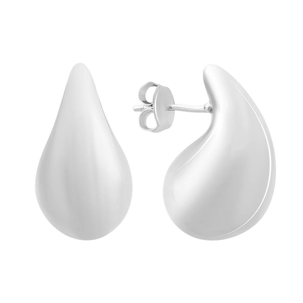 

Silver earrings without stones (2161042)